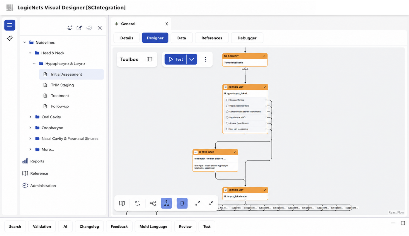 LogicNets Visual Designer — authoring environment